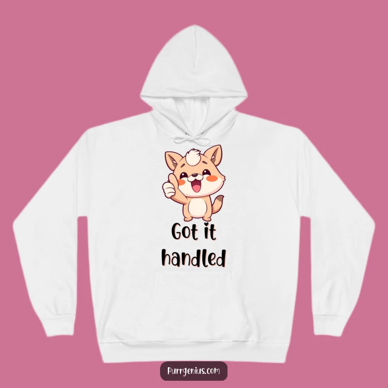 Cozy Funny Animal Thumbs Up Hoodie: Your Warm & Funny Gift for Ultimate Comfort