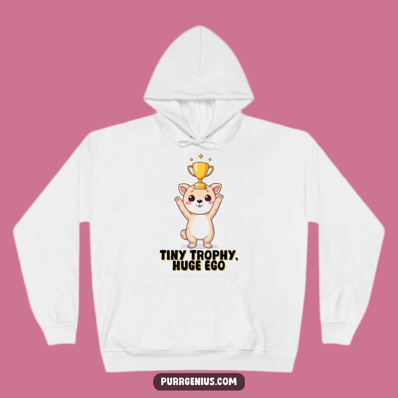 Funny Animal Trophy Hoodie: Cozy Up with Your Victory