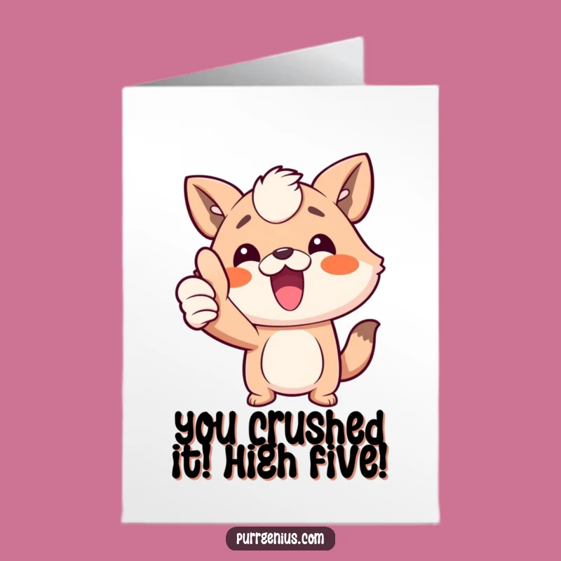Free Printable Congrats Card: Animal Thumbs Up, The Ultimate Downloadable Celebration!