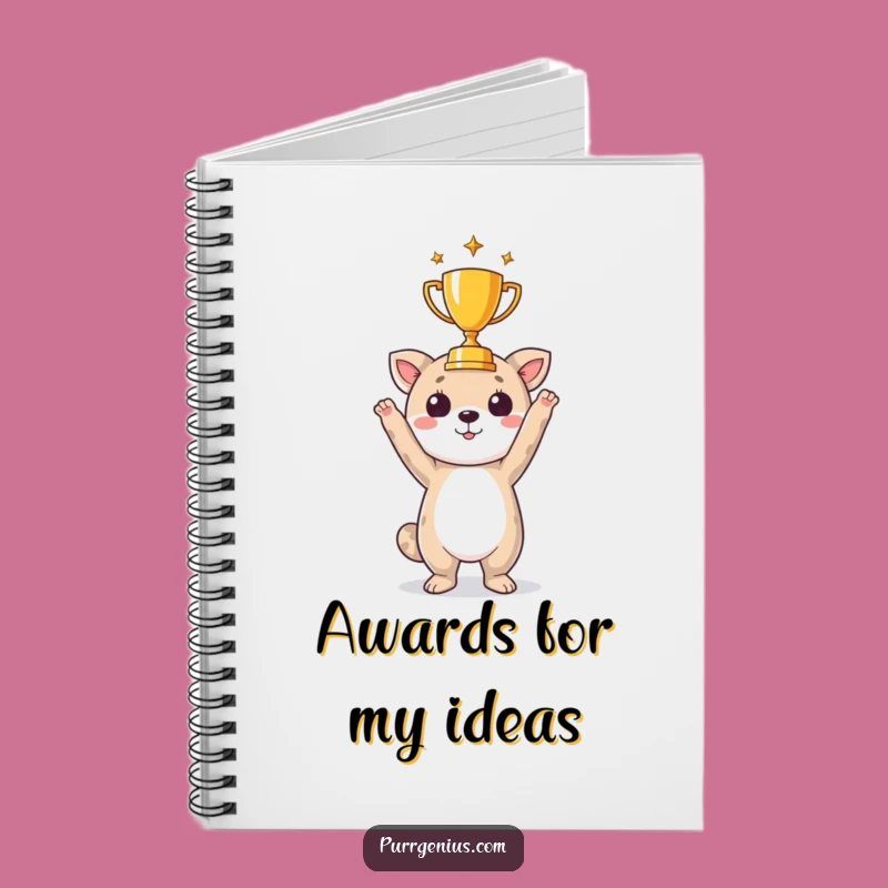 Funny Animal Trophy Notebook: Record Your Victories in Style
